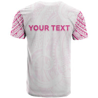 Personalised New Zealand Aotearoa T Shirt Nurse Tribal Pink Version