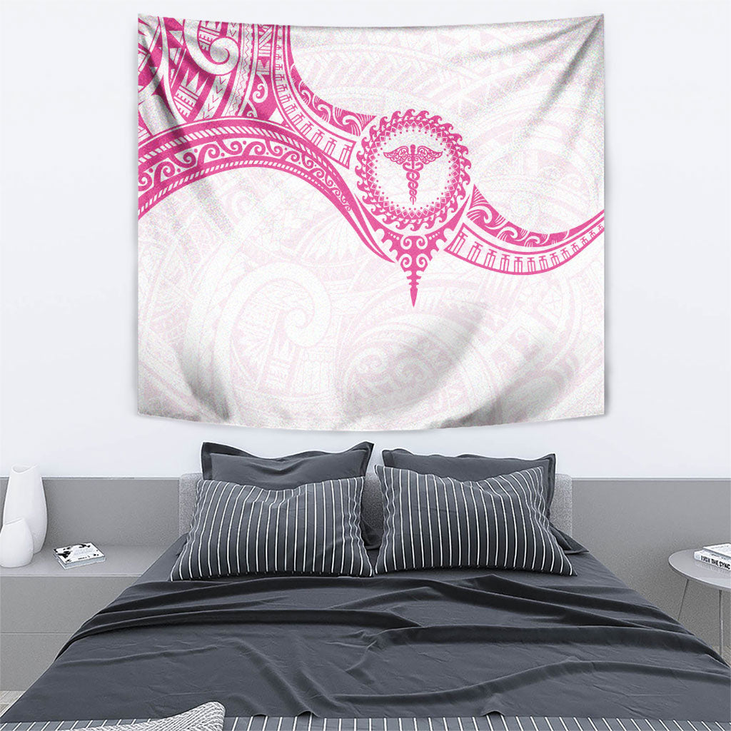 New Zealand Aotearoa Tapestry Nurse Tribal Pink Version LT05 - Polynesian Pride