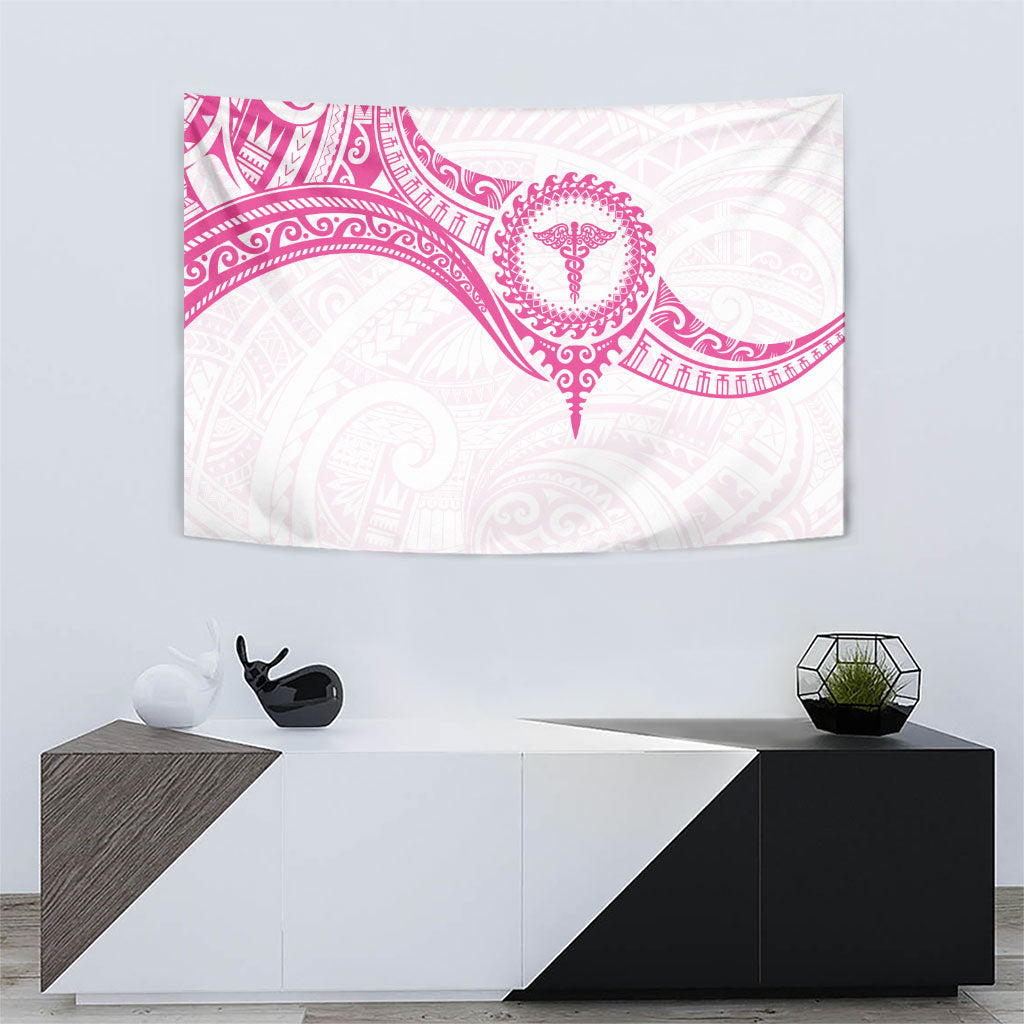 New Zealand Aotearoa Tapestry Nurse Tribal Pink Version LT05 - Polynesian Pride