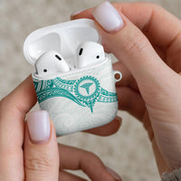 New Zealand Aotearoa AirPods Case Nurse Tribal Teal Version LT05 - Polynesian Pride