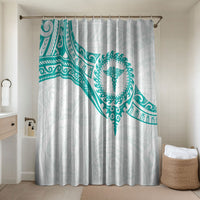 New Zealand Aotearoa Bathroom Set Nurse Tribal Teal Version