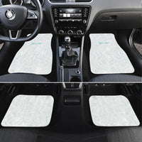Personalised New Zealand Aotearoa Car Mats Nurse Tribal Teal Version