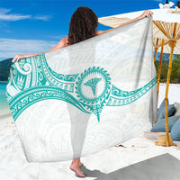 New Zealand Aotearoa Sarong Nurse Tribal Teal Version