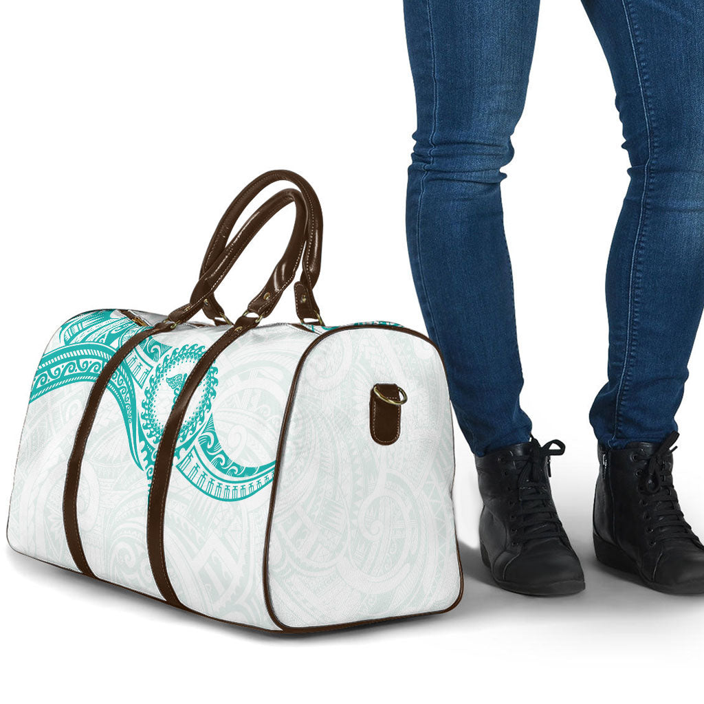 New Zealand Aotearoa Travel Bag Nurse Tribal Teal Version