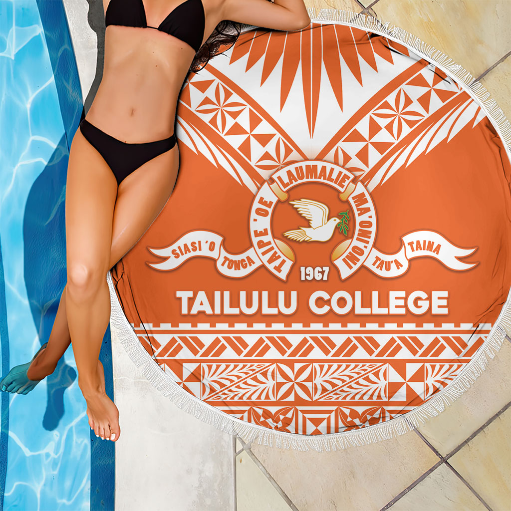 Tonga Tailulu College Beach Blanket Tongan Kupesi Pattern