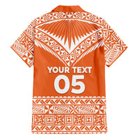 Personalised Tonga Tailulu College Family Matching Mermaid Dress and Hawaiian Shirt Tongan Kupesi Pattern LT05 - Polynesian Pride