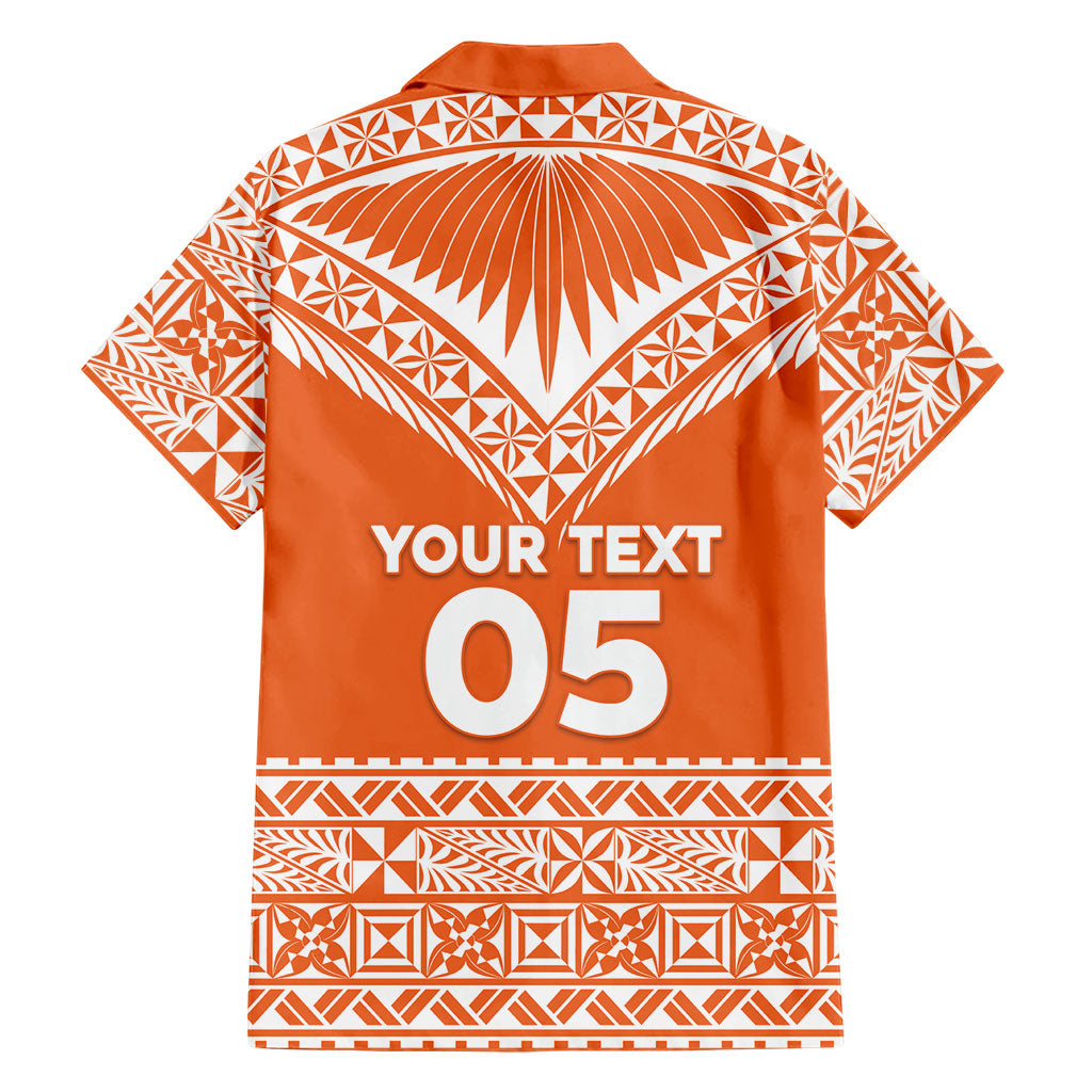 Personalised Tonga Tailulu College Family Matching Off Shoulder Maxi Dress and Hawaiian Shirt Tongan Kupesi Pattern LT05 - Polynesian Pride