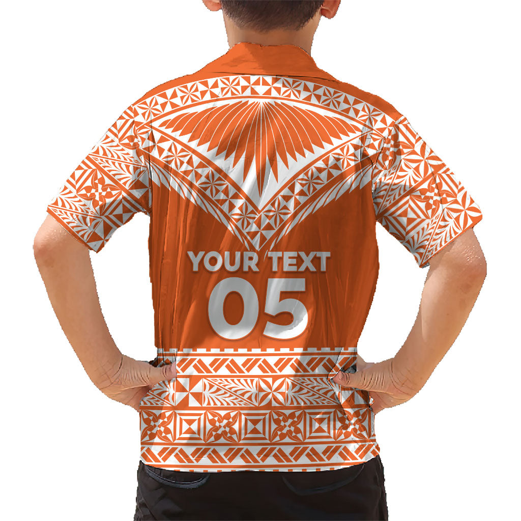 Personalised Tonga Tailulu College Family Matching Short Sleeve Bodycon Dress and Hawaiian Shirt Tongan Kupesi Pattern LT05 - Polynesian Pride