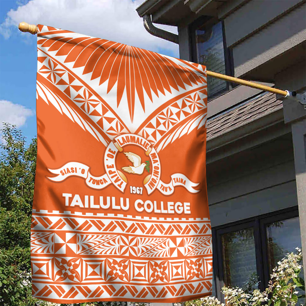 Tonga Tailulu College Garden Flag Tongan Kupesi Pattern