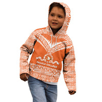 Personalised Tonga Tailulu College Kid Hoodie Tongan Kupesi Pattern LT05 - Polynesian Pride