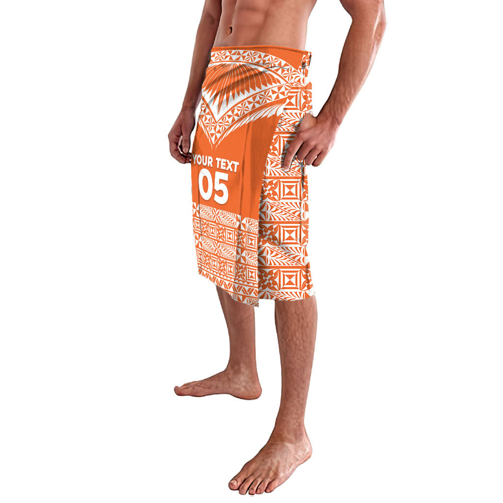 Personalised Tonga Tailulu College Lavalava Tongan Kupesi Pattern