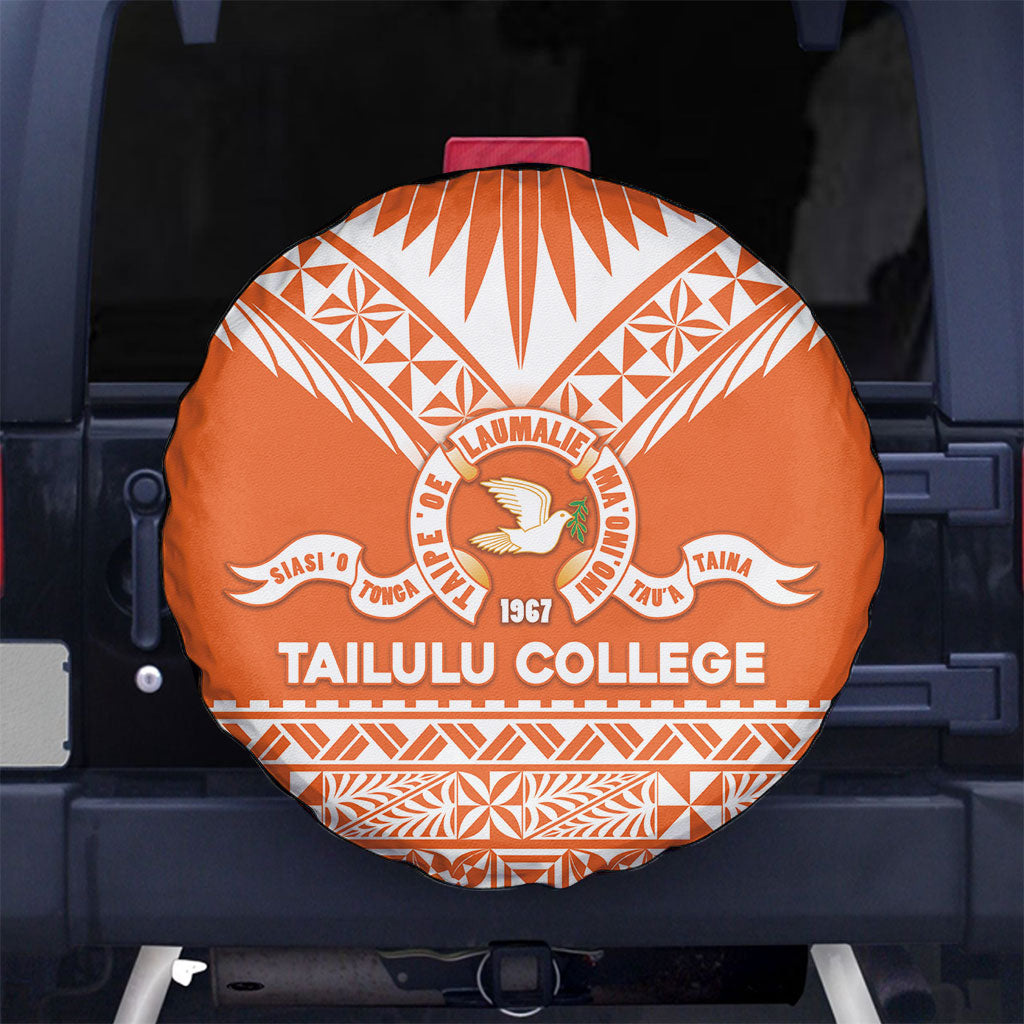 Tonga Tailulu College Spare Tire Cover Tongan Kupesi Pattern