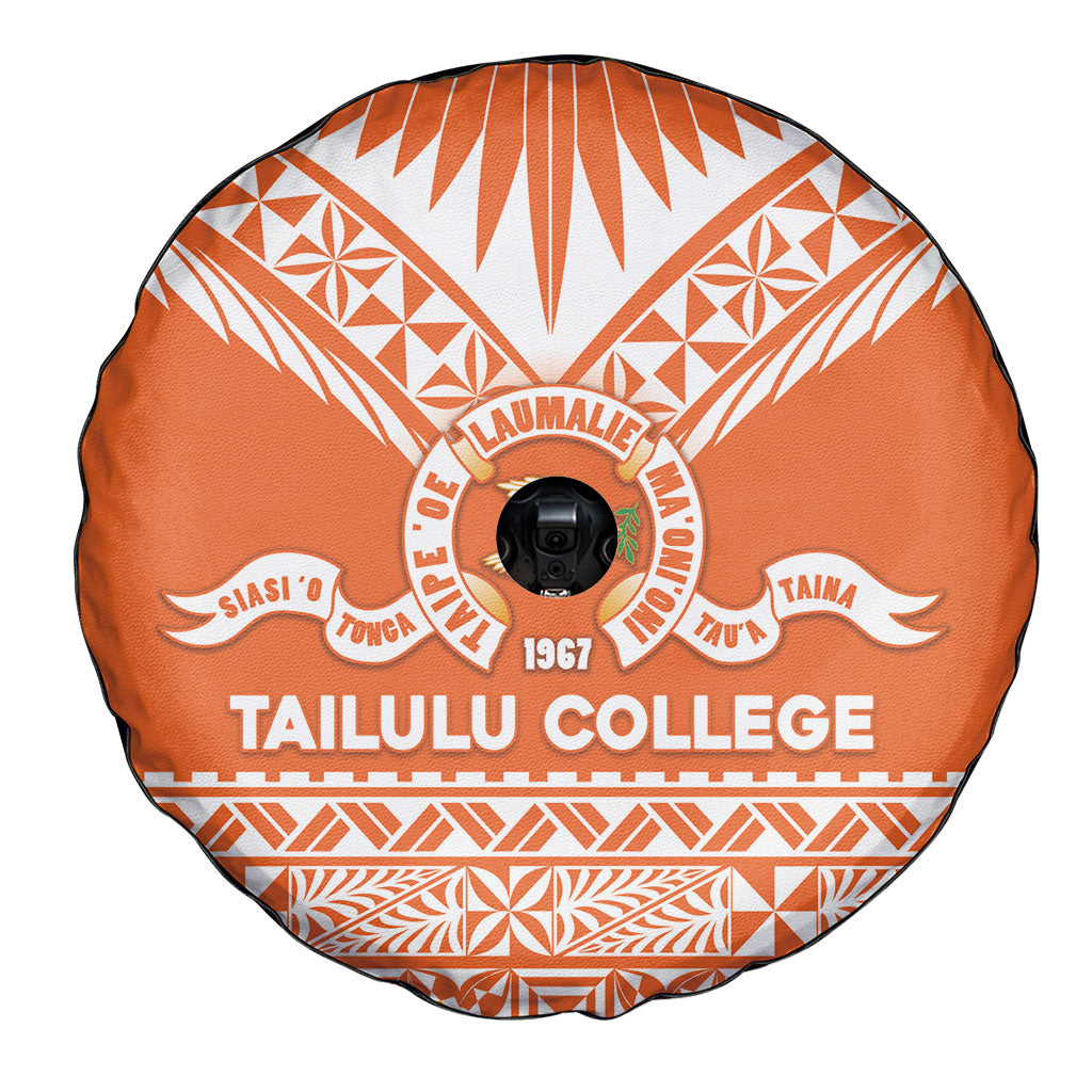 Tonga Tailulu College Spare Tire Cover Tongan Kupesi Pattern
