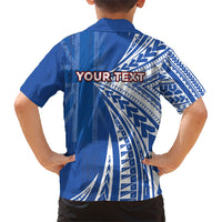 Personalised Hawaii 808 Family Matching Off The Shoulder Long Sleeve Dress and Hawaiian Shirt Unique Style LT05 - Polynesian Pride