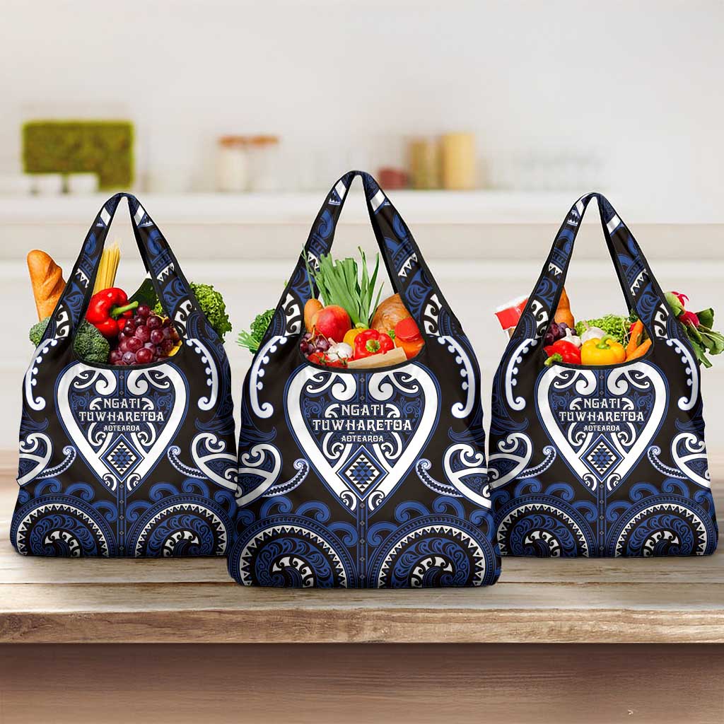 Aotearoa Ngati Tuwharetoa Grocery Bag Maori Tribal Pattern