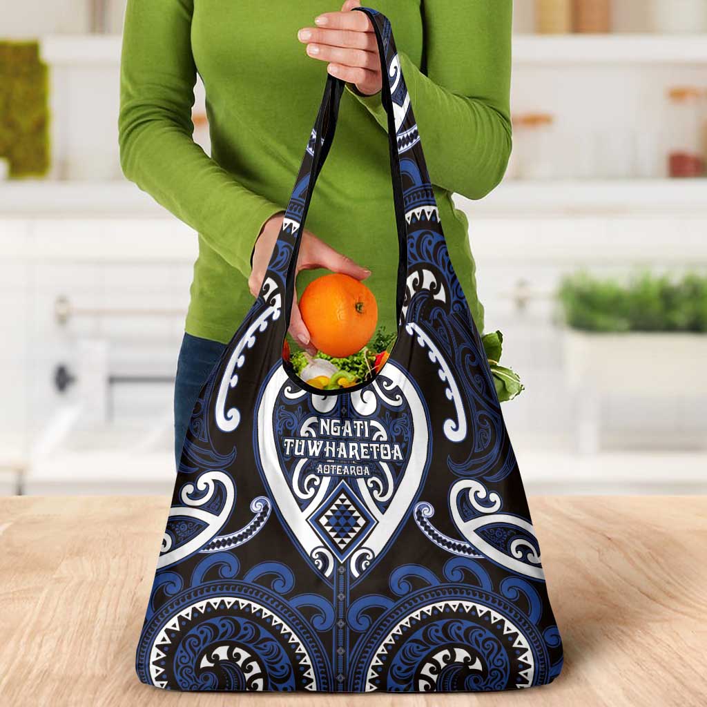 Aotearoa Ngati Tuwharetoa Grocery Bag Maori Tribal Pattern