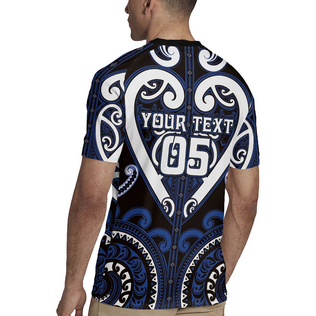 Custom Aotearoa Ngati Tuwharetoa Rugby Jersey Maori Tribal Pattern