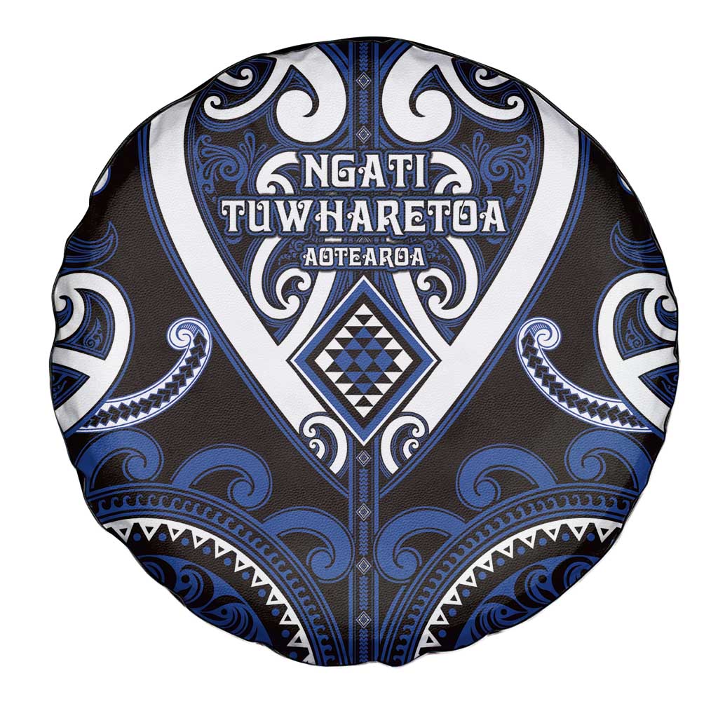 Aotearoa Ngati Tuwharetoa Spare Tire Cover Maori Tribal Pattern LT05 - Polynesian Pride