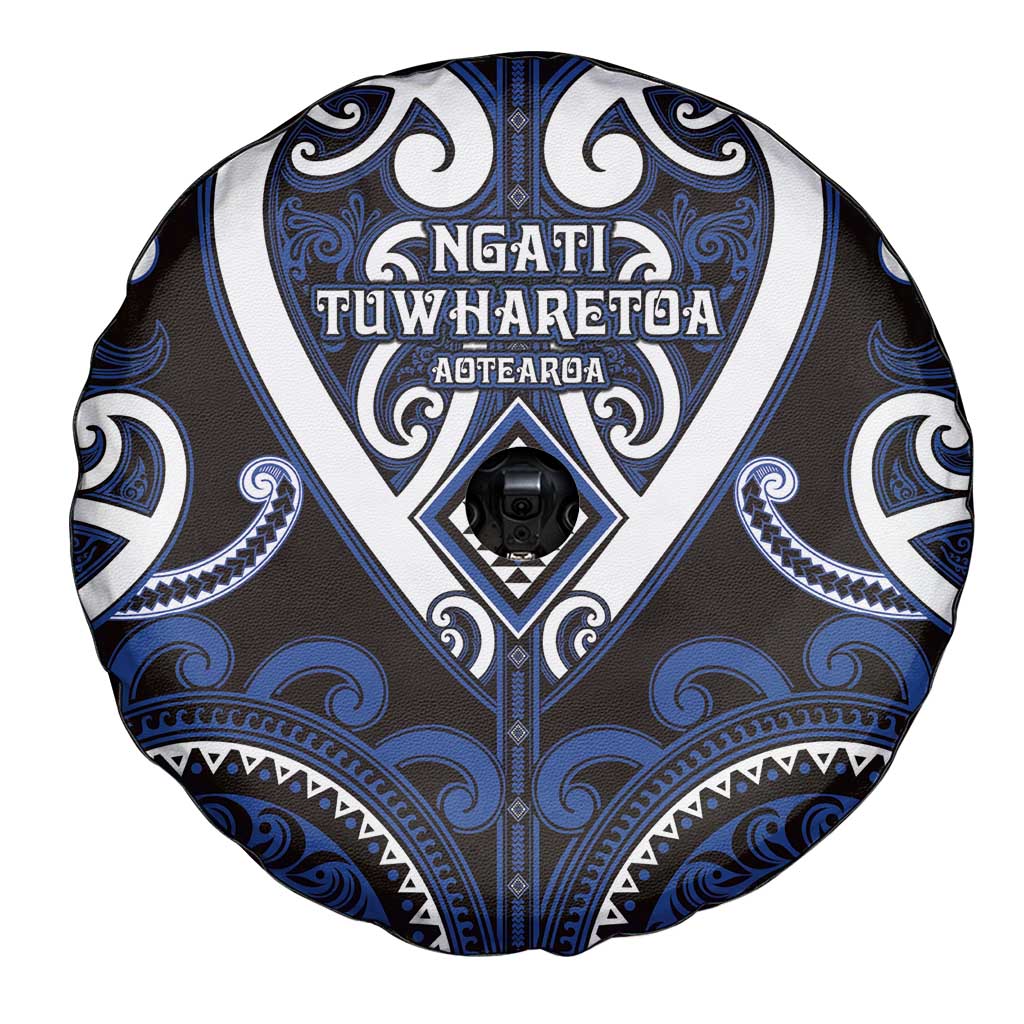 Aotearoa Ngati Tuwharetoa Spare Tire Cover Maori Tribal Pattern LT05 - Polynesian Pride