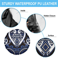 Aotearoa Ngati Tuwharetoa Spare Tire Cover Maori Tribal Pattern LT05 - Polynesian Pride
