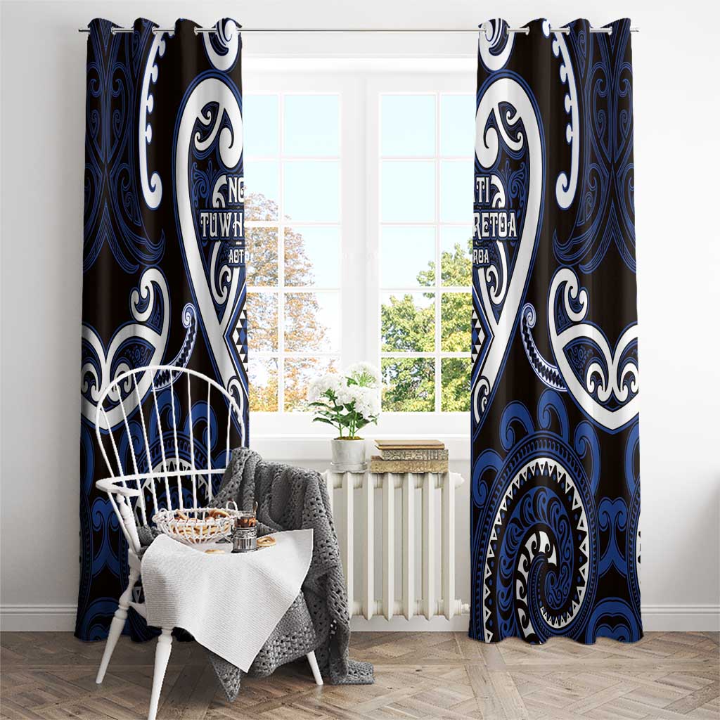 Aotearoa Ngati Tuwharetoa Window Curtain Maori Tribal Pattern
