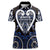 Custom Aotearoa Ngati Tuwharetoa Women Polo Shirt Maori Tribal Pattern