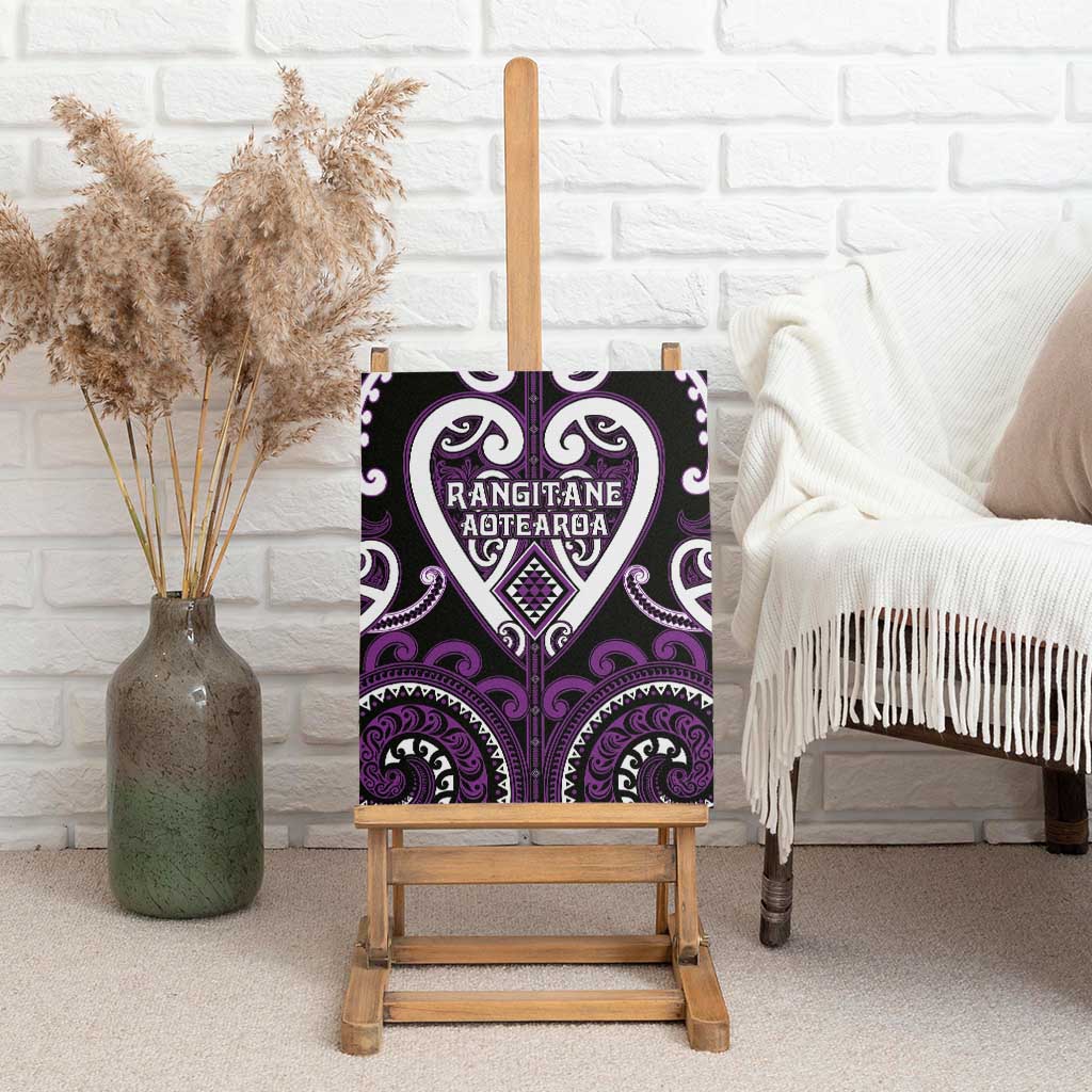 Aotearoa Rangitane Canvas Wall Art Maori Tribal Pattern