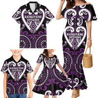 Custom Aotearoa Rangitane Family Matching Mermaid Dress and Hawaiian Shirt Maori Tribal Pattern LT05 - Polynesian Pride