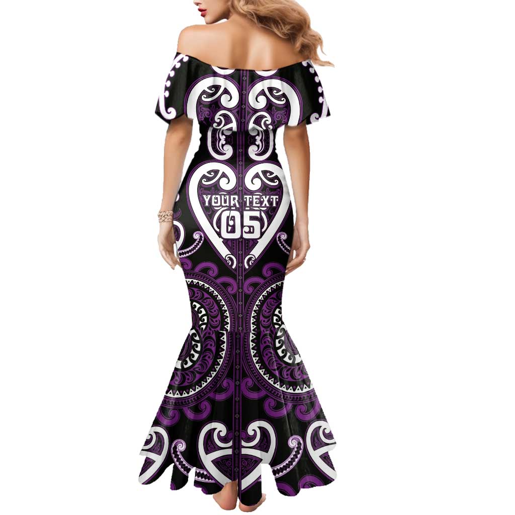 Custom Aotearoa Rangitane Family Matching Mermaid Dress and Hawaiian Shirt Maori Tribal Pattern LT05 - Polynesian Pride