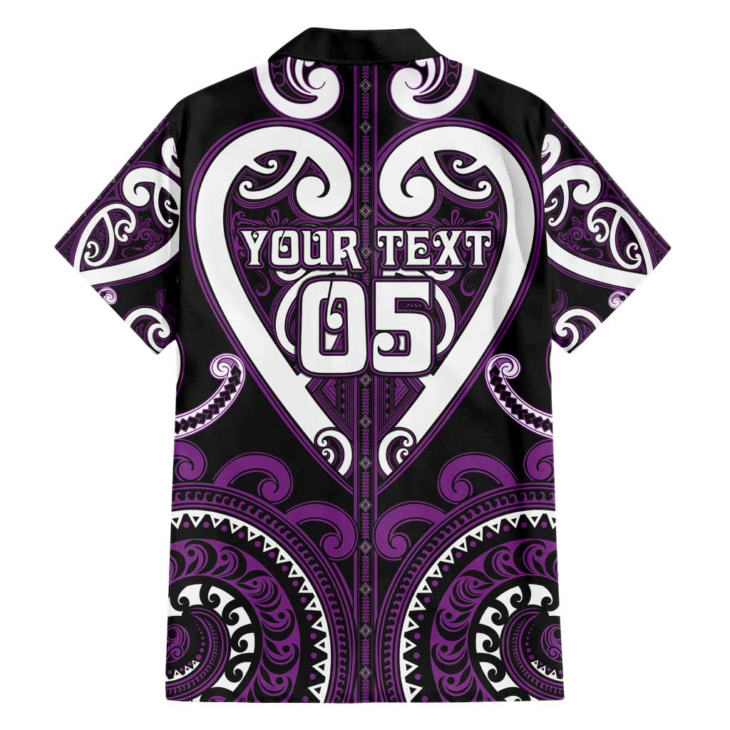 Custom Aotearoa Rangitane Hawaiian Shirt Maori Tribal Pattern