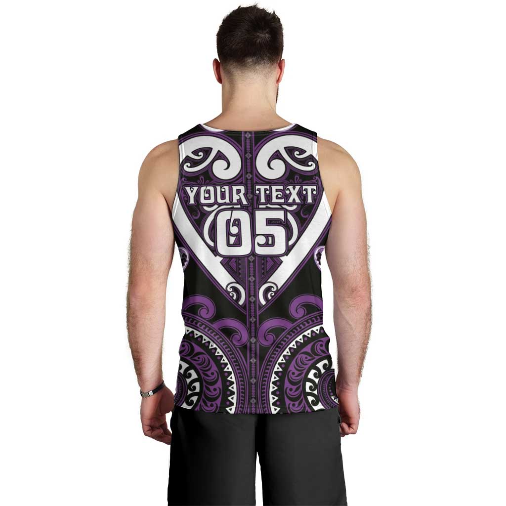 Custom Aotearoa Rangitane Men Tank Top Maori Tribal Pattern