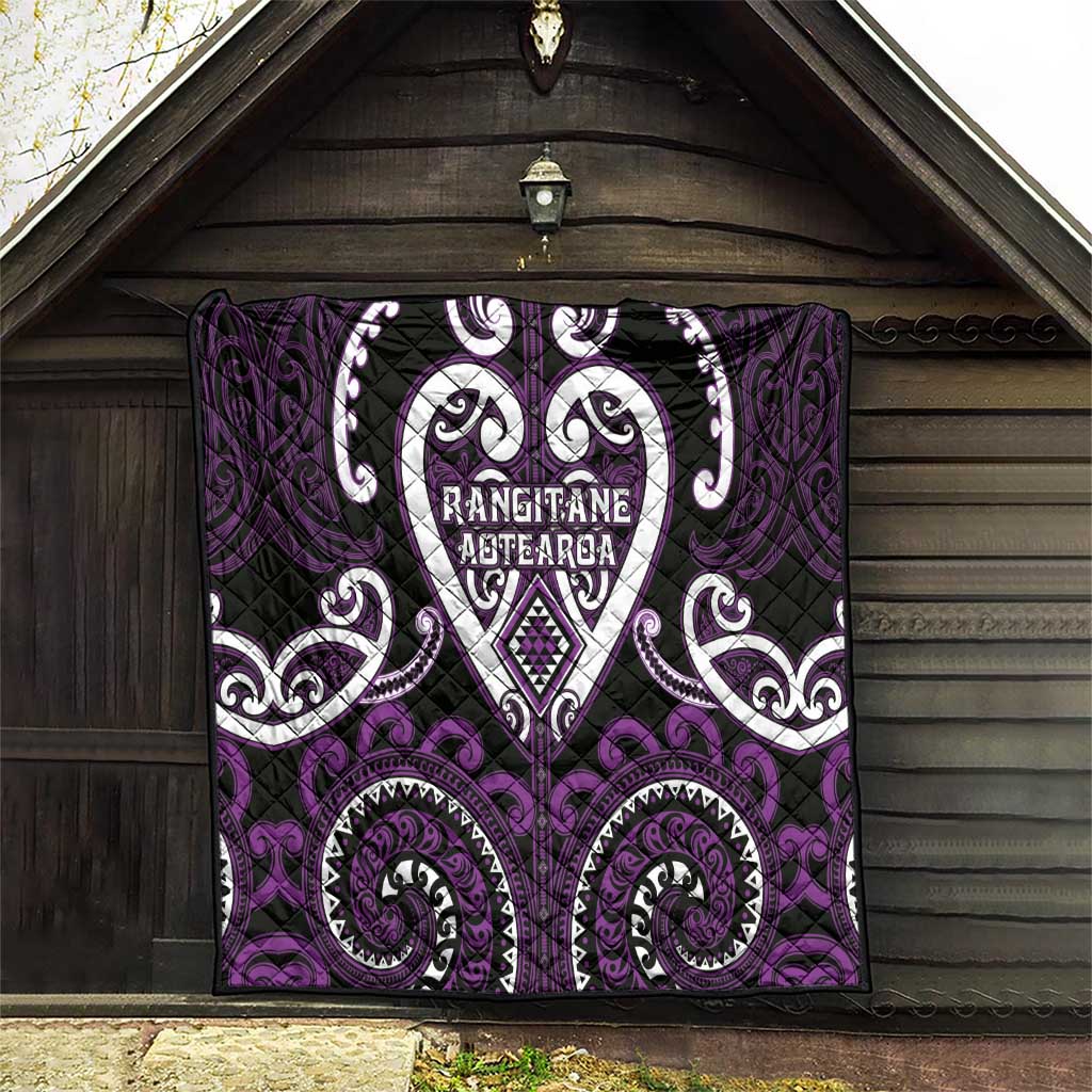 Aotearoa Rangitane Quilt Maori Tribal Pattern