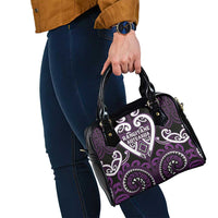 Aotearoa Rangitane Shoulder Handbag Maori Tribal Pattern