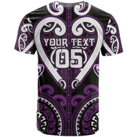 Custom Aotearoa Rangitane T Shirt Maori Tribal Pattern