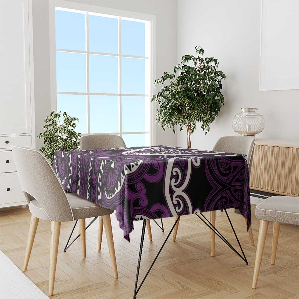 Aotearoa Rangitane Tablecloth Maori Tribal Pattern
