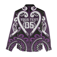 Custom Aotearoa Rangitane Women Casual Shirt Maori Tribal Pattern