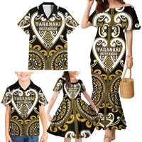 Custom Aotearoa Taranaki Family Matching Mermaid Dress and Hawaiian Shirt Maori Tribal Pattern LT05 - Polynesian Pride