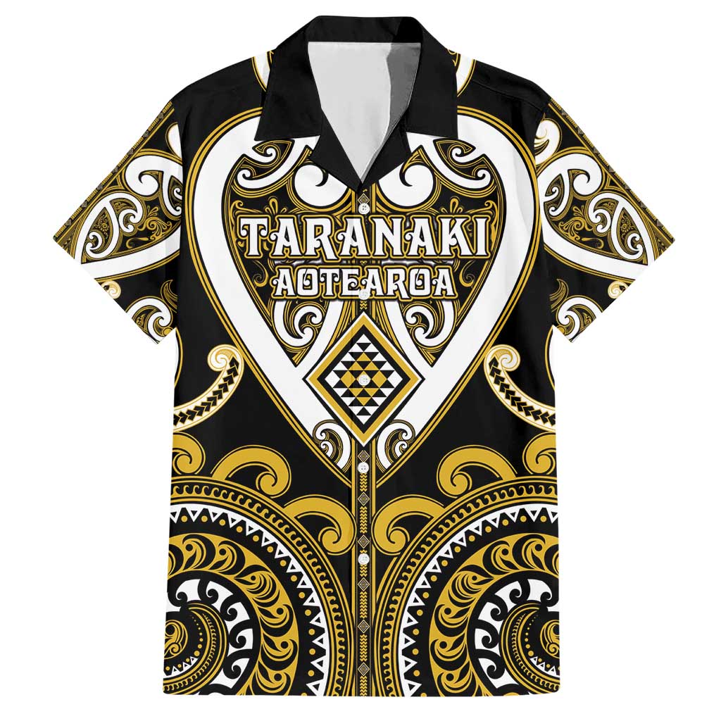 Custom Aotearoa Taranaki Family Matching Short Sleeve Bodycon Dress and Hawaiian Shirt Maori Tribal Pattern