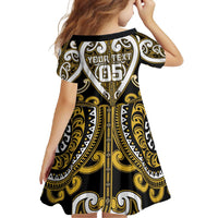Custom Aotearoa Taranaki Family Matching Summer Maxi Dress and Hawaiian Shirt Maori Tribal Pattern LT05 - Polynesian Pride