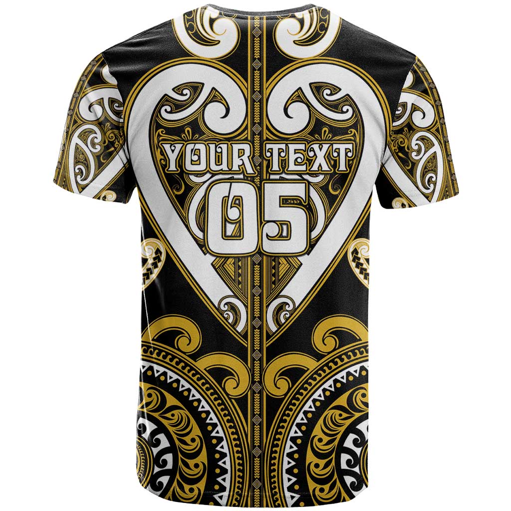 Custom Aotearoa Taranaki T Shirt Maori Tribal Pattern