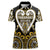 Custom Aotearoa Taranaki Women Polo Shirt Maori Tribal Pattern