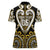 Custom Aotearoa Taranaki Women Polo Shirt Maori Tribal Pattern