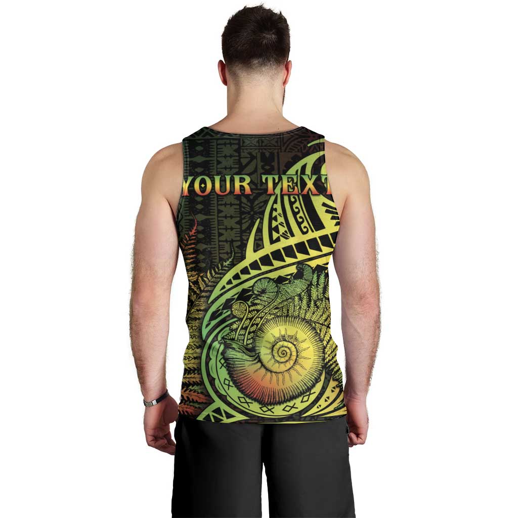 Personalised Fiji Lovoni Day Men Tank Top 154th Years LT05 - Polynesian Pride