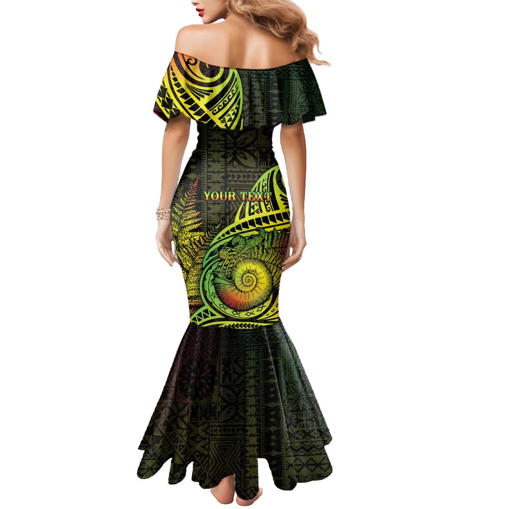 Personalised Fiji Lovoni Day Mermaid Dress 154th Years