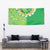 Fiji Lovoni Tapestry Fijian Tapa Salusalu Green Glitter