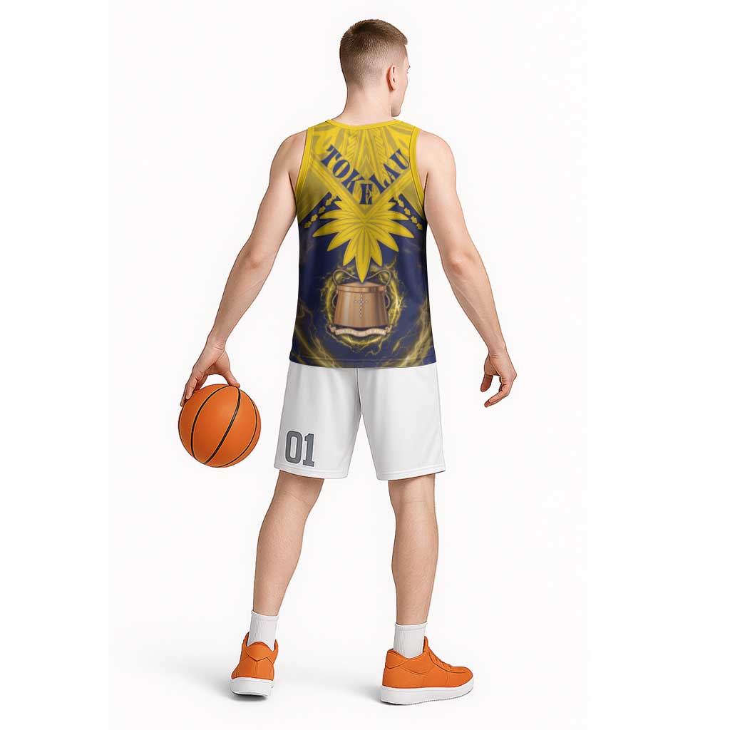 Tokelau Tokehega Day Basketball Jersey National Badge Special Style - Polynesian Pride