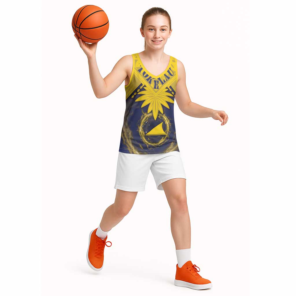 Tokelau Tokehega Day Basketball Jersey National Badge Special Style - Polynesian Pride