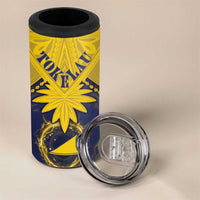 Tokelau Tokehega Day 4 in 1 Can Cooler Tumbler National Badge Special Style LT05 - Polynesian Pride