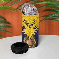 Tokelau Tokehega Day 4 in 1 Can Cooler Tumbler National Badge Special Style LT05 - Polynesian Pride
