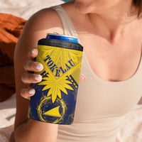Tokelau Tokehega Day 4 in 1 Can Cooler Tumbler National Badge Special Style LT05 - Polynesian Pride